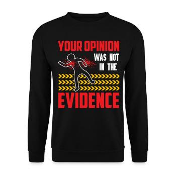 Drôle de scientifique médico-légal - Sweat-shirt Unisexe - noir - Devant - Alina (178cm) & Michal (187cm)