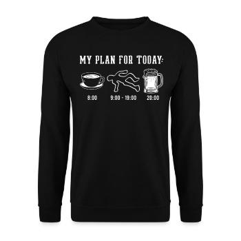 Drôle de scientifique médico-légal - Sweat-shirt Unisexe - noir - Devant - Alina (178cm) & Michal (187cm)