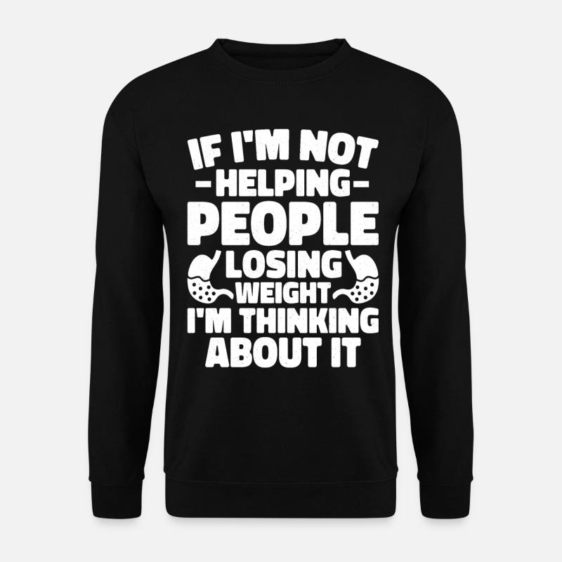 Lustige Magenbypass-Operation Bariatrie - Unisex Pullover - Schwarz