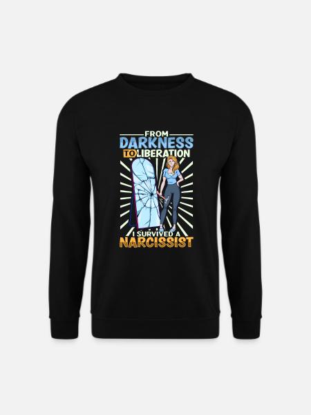 Free Finally - Narcissism Survivor - Unisex Sweatshirt - black