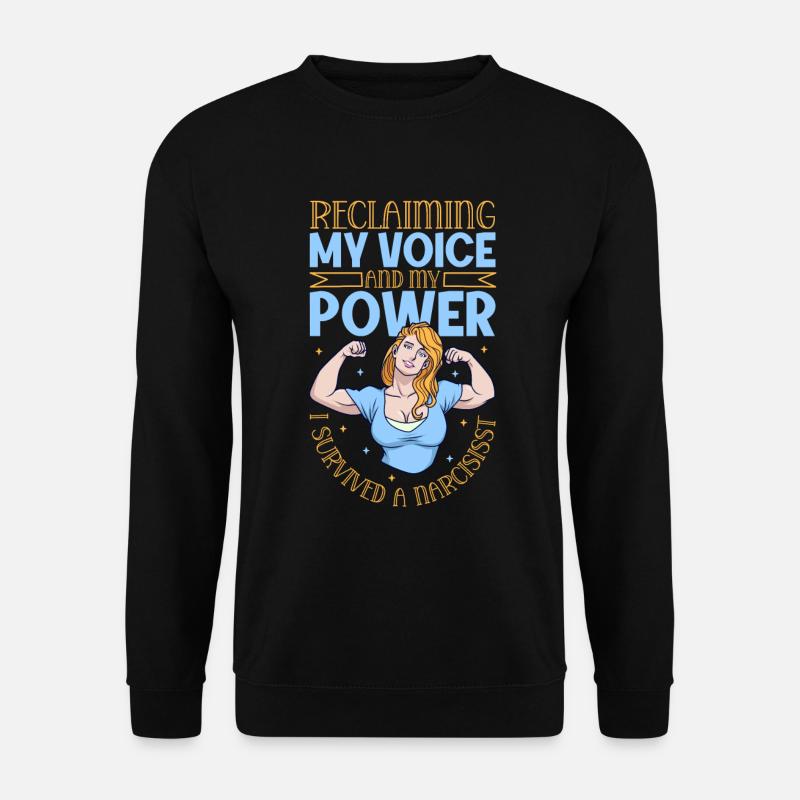 Strong Again - Narcissism Survivors - Unisex Sweatshirt - black