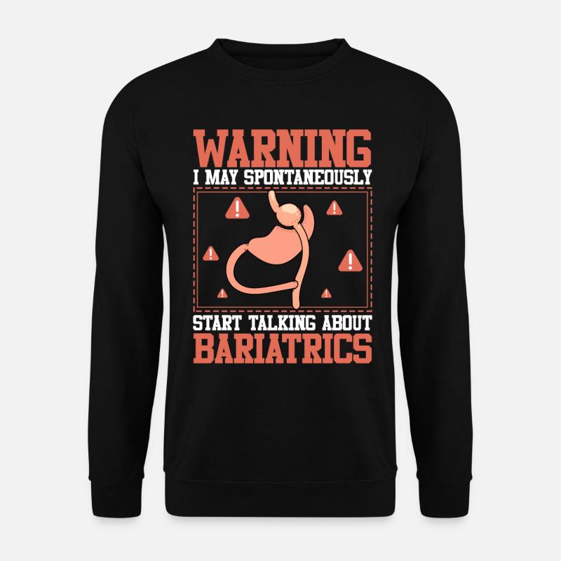 Funny Chirurgie Magen - Unisex Pullover - Schwarz