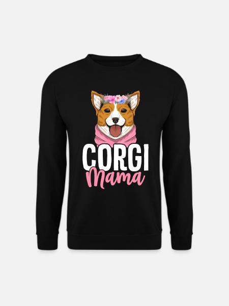 Corgi Mama - Sweat-shirt Unisexe - noir