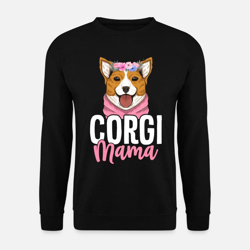 Corgi Mama - Unisex Sweatshirt - black