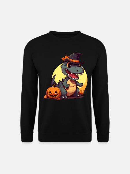 Dinosaur Halloween - Unisex Sweatshirt - black