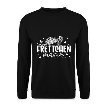 Frettchenliebhaber - Frettchen Mama - Unisex Pullover - Schwarz - Vorne - Alina (178cm) & Michal (187cm)