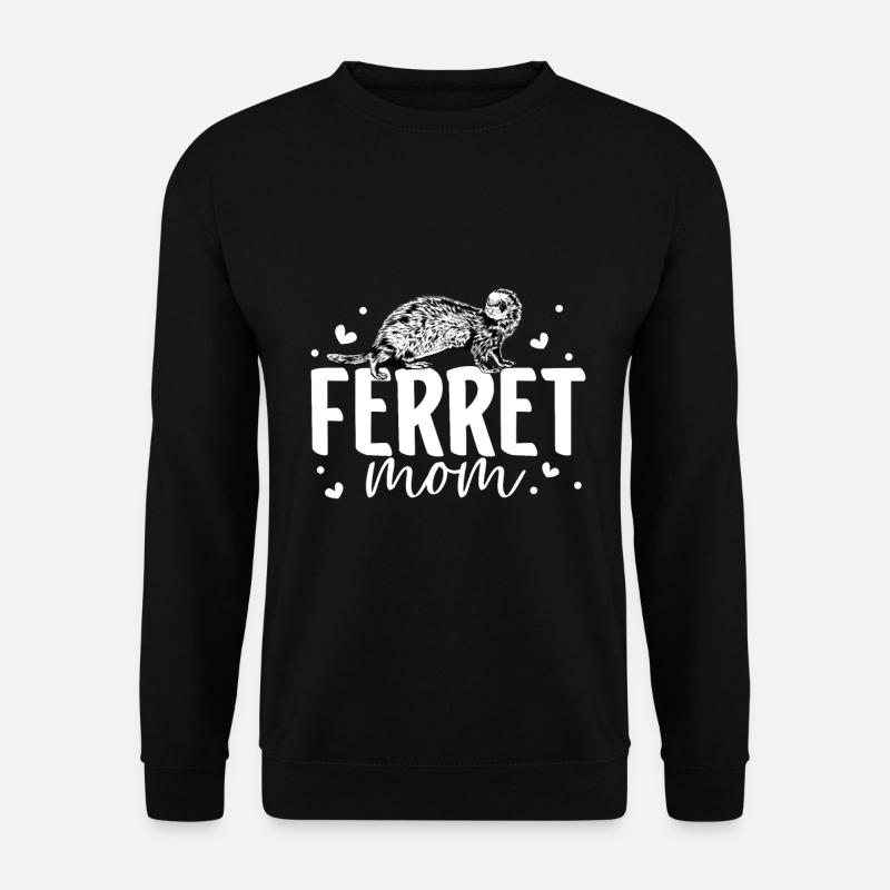 Ferret owner - ferret mom - Unisex Sweatshirt - black