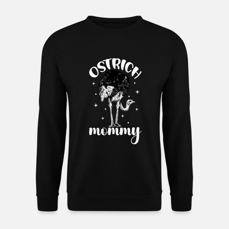Straußenbesitzer - Straußen Mama - Unisex Pullover - Schwarz