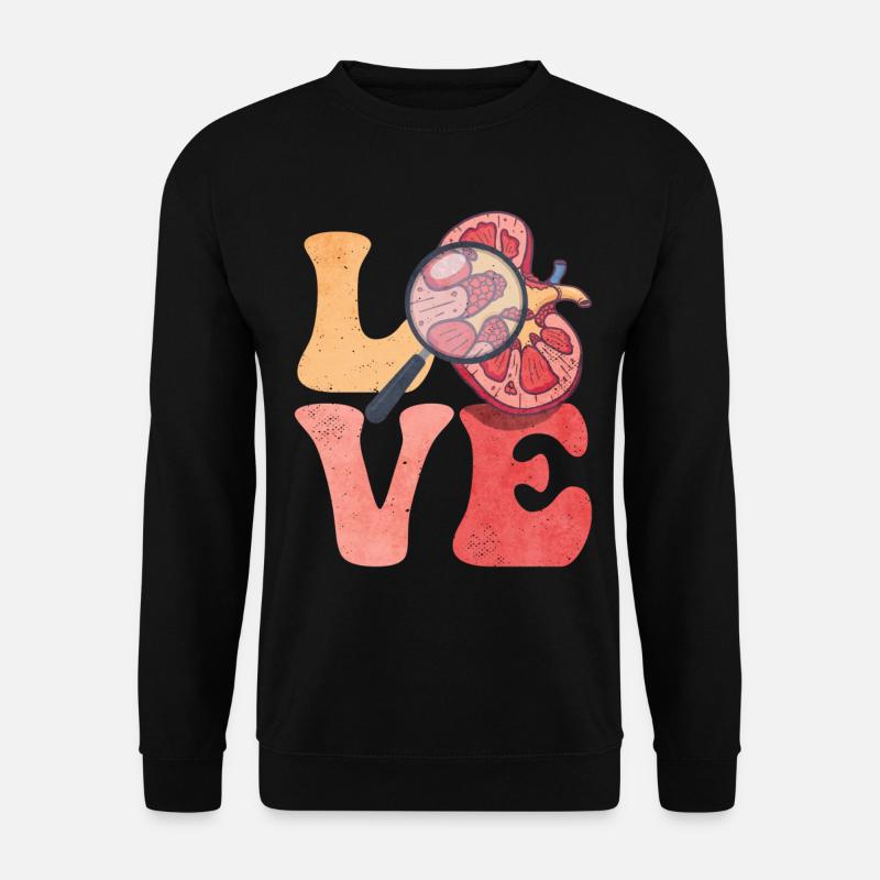 Dialyse-Techniker Dialyse-Techniker LOVE - Unisex Pullover - Schwarz