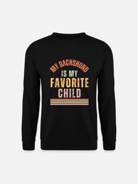 Dachshund dog mom - Unisex Sweatshirt - black