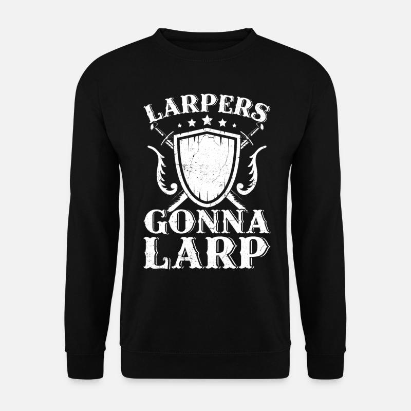 Lustige Live-Action-Rollenspiele - Unisex Pullover - Schwarz