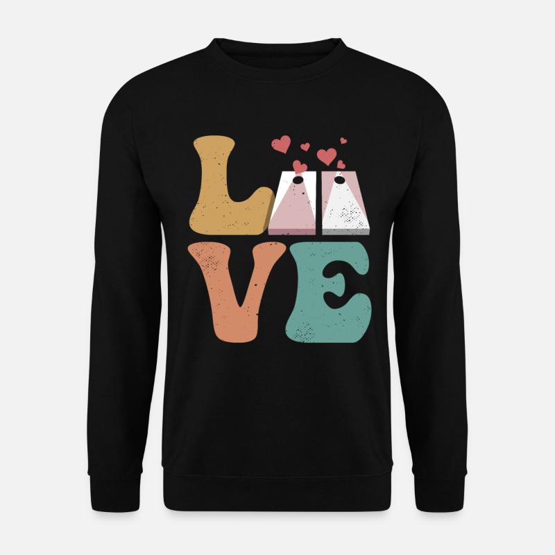 Cornhole-Teamspieler LOVE - Unisex Pullover - Schwarz