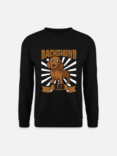 Dachshund Dad - Dackel - Unisex Sweatshirt - black
