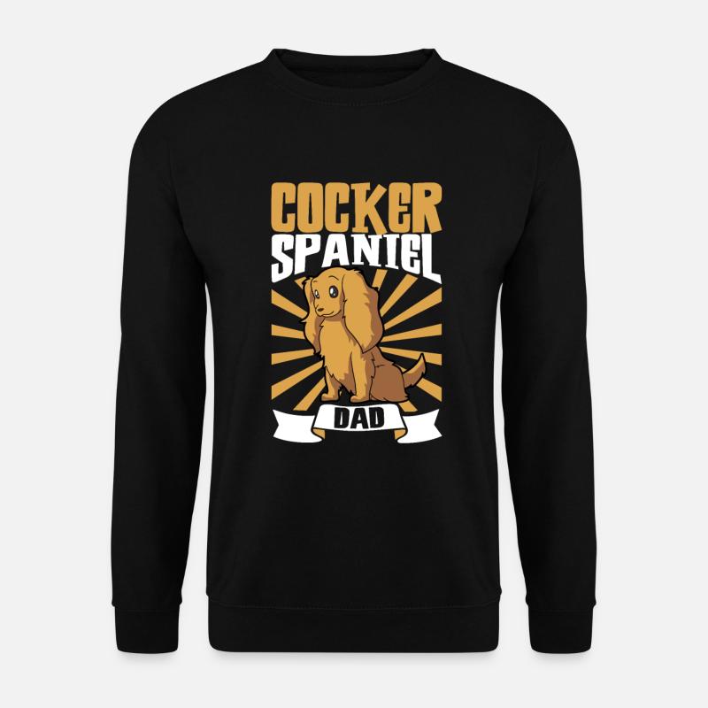 Cocker Spaniel Dad - Cocker Spaniel - Unisex Pullover - Schwarz