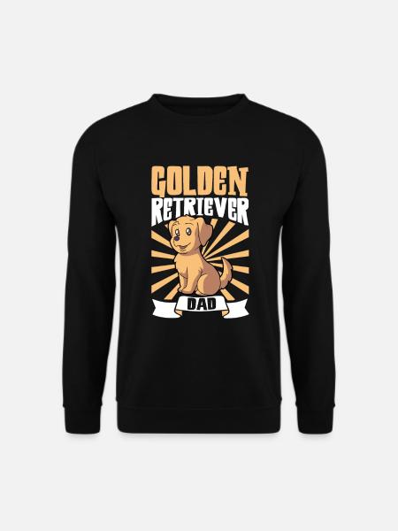 Golden Retriever Dad - Golden Retriever - Unisex Sweatshirt - black