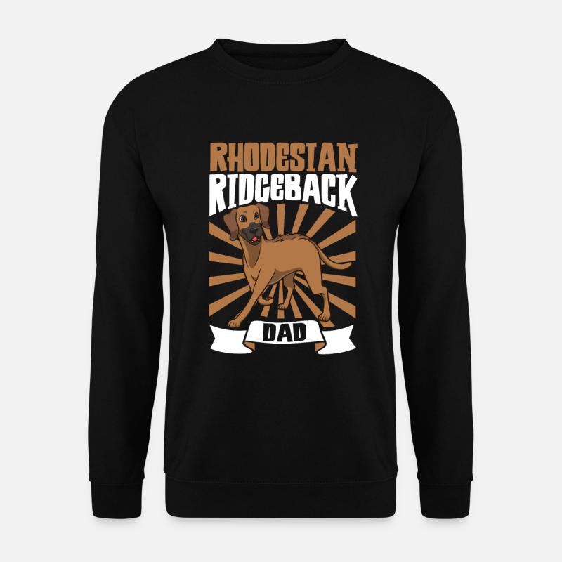 Rhodesian Ridgeback Dad - Rhodesian Ridgeback - Unisex Pullover - Schwarz