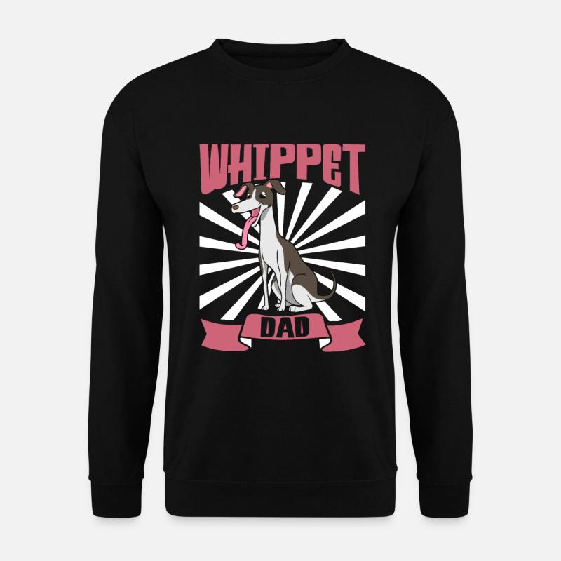 Whippet Dad - Whippet - Sweat-shirt Unisexe - noir