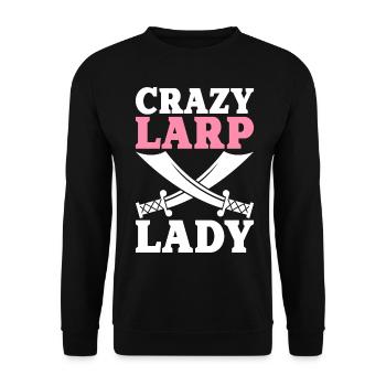 Live-Action Role-Playing Games - Unisex Sweatshirt - black - Front - Alina (178cm) & Michal (187cm)