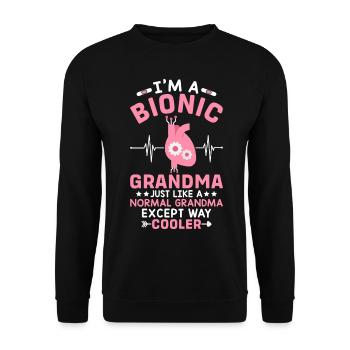 Chirurgie à cœur ouvert - Sweat-shirt Unisexe - noir - Devant - Alina (178cm) & Michal (187cm)