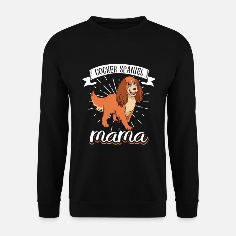 Cocker Spaniel Mama - Cocker Spaniel - Unisex Pullover - Schwarz