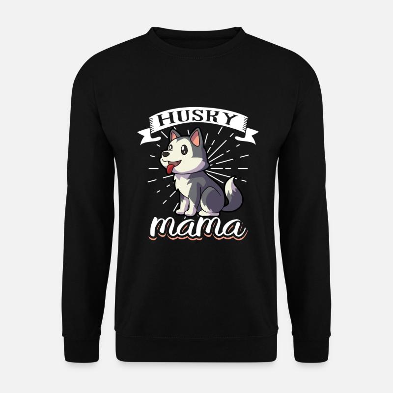 Husky Mom - Siberian Husky - Unisex Sweatshirt - black