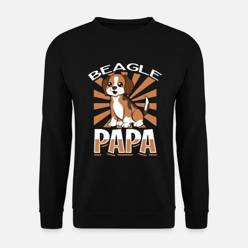 Beagle Papa - Beagle - Unisex Sweatshirt - black
