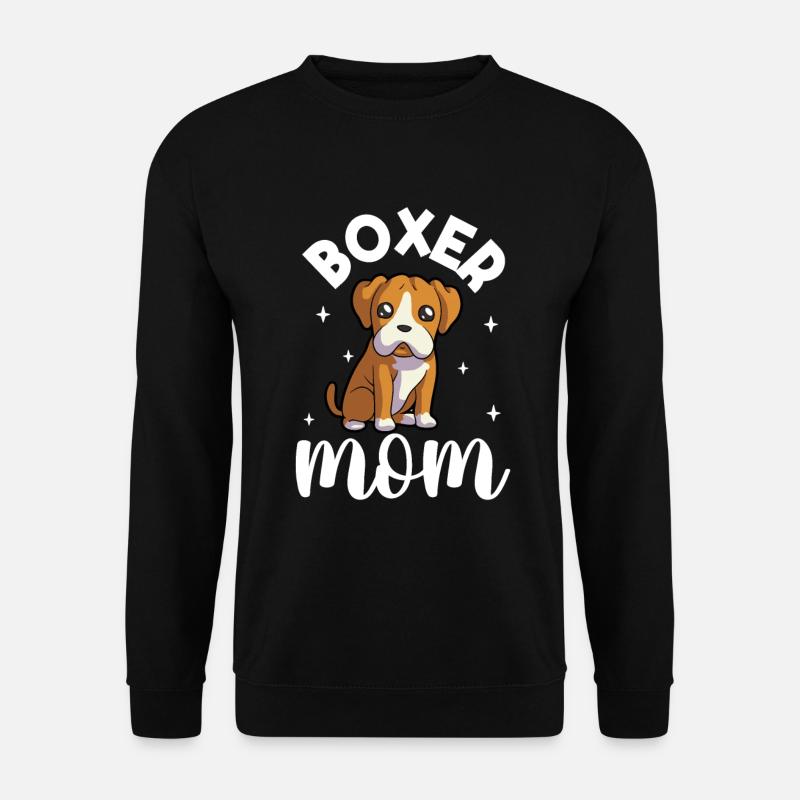 Boxer Mom - Boxer - Unisex Pullover - Schwarz