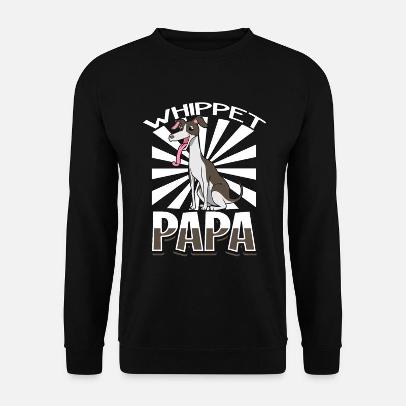 Whippet Daddy - Whippet - Unisex Sweatshirt - black