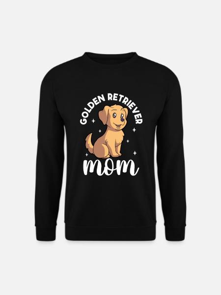 Maman Golden Retriever - Golden Retriever - Sweat-shirt Unisexe - noir