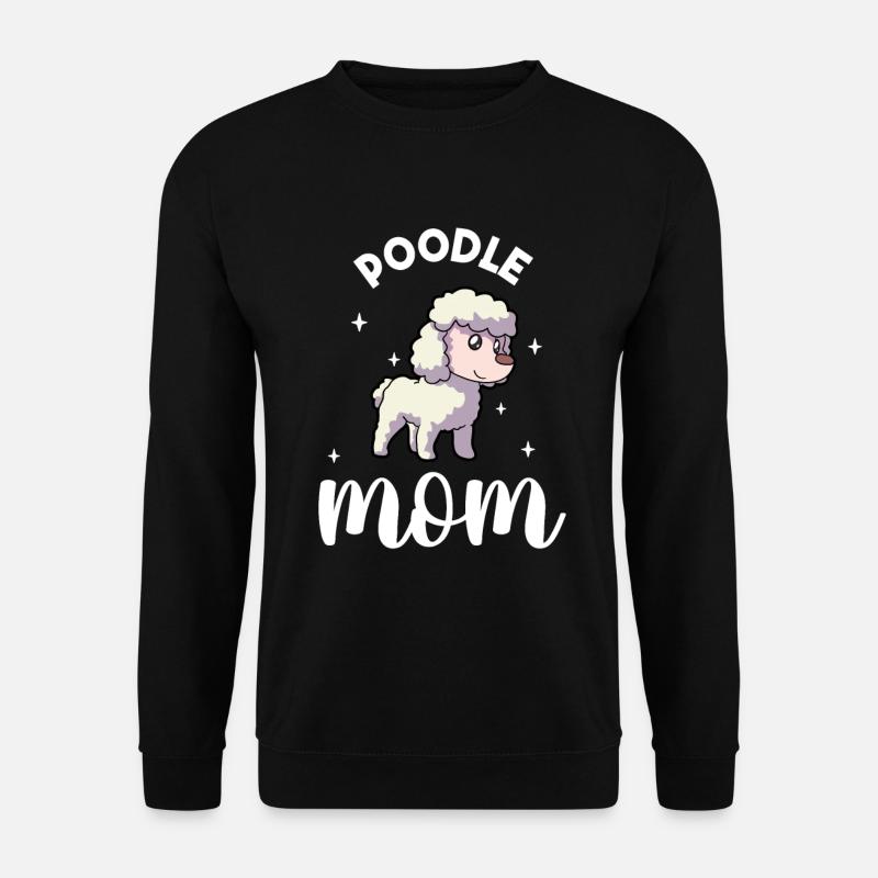 Maman caniche - Pudel - Sweat-shirt Unisexe - noir