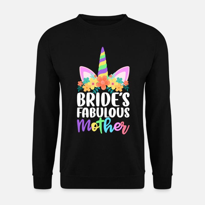 Wedding Bridal Shower - Unisex Sweatshirt - black