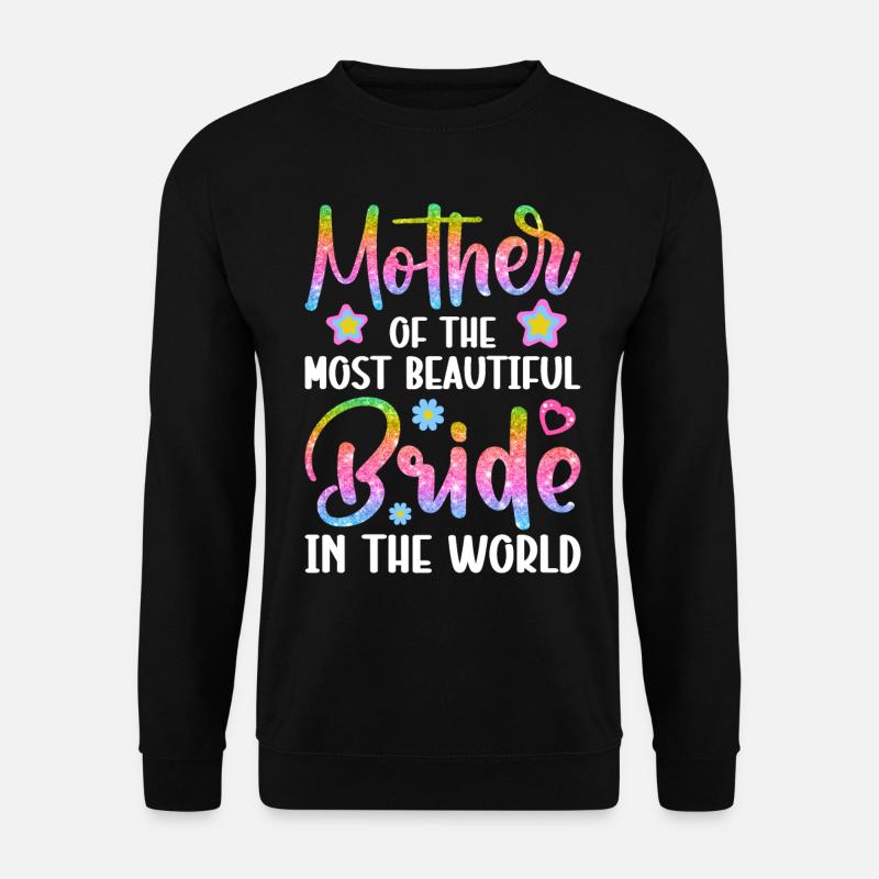 Douche nuptiale de mariage - Sweat-shirt Unisexe - noir