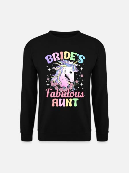 Wedding Bridal Shower - Unisex Sweatshirt - black