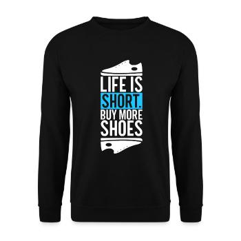 Acheter plus de chaussures - Shoe Collector - Sweat-shirt Unisexe - noir - Devant - Alina (178cm) & Michal (187cm)