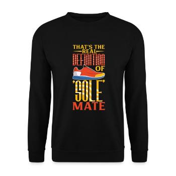 Shoes Are Soulmates - Shoe Collection - Unisex Sweatshirt - black - Front - Alina (178cm) & Michal (187cm)