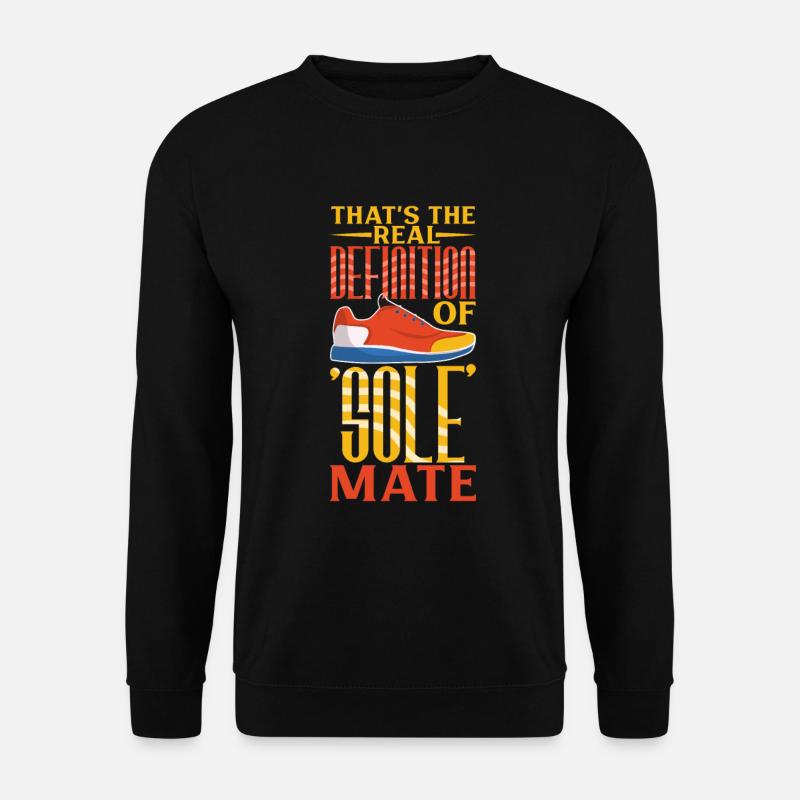 Schuhe sind Seelenverwandte - Schuhsammlung - Unisex Pullover - Schwarz