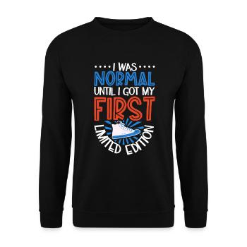 Sneaker Limited Edition - Sneakerhead - Unisex Sweatshirt - black - Front - Alina (178cm) & Michal (187cm)