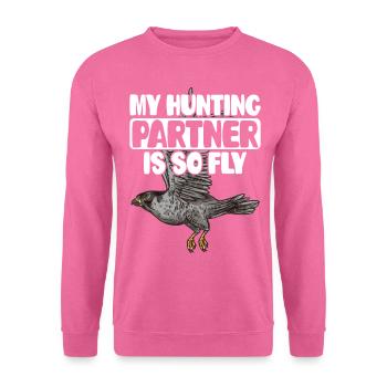Hunter Hawking Falconer - Unisex Sweatshirt - pink - Front