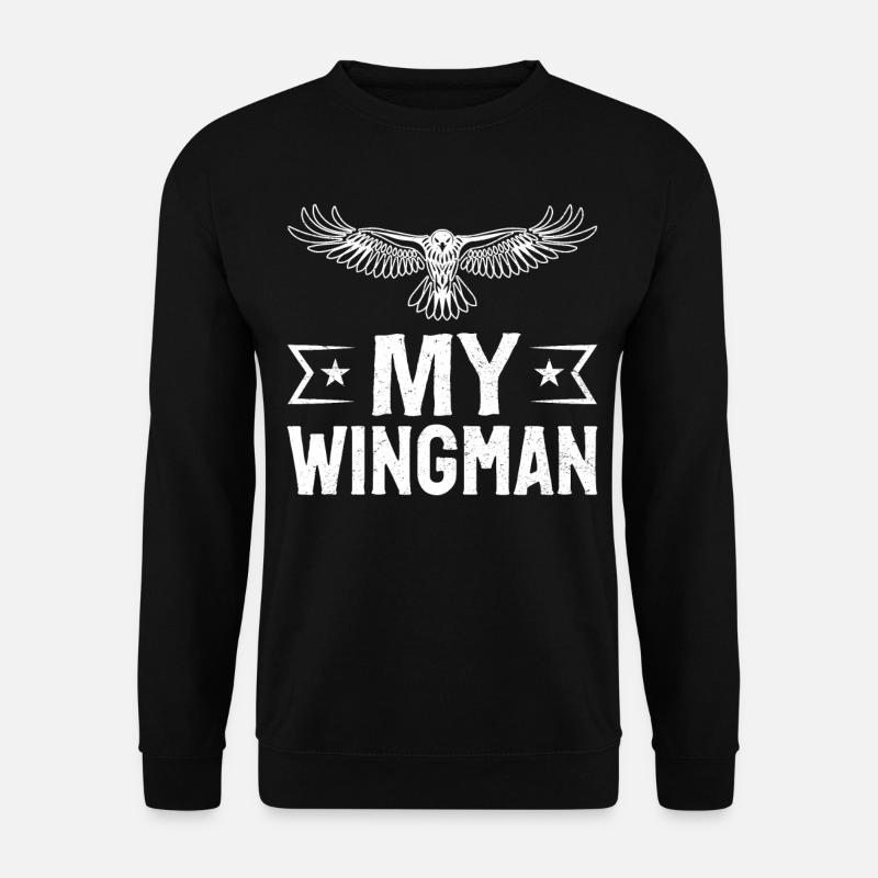 Bird training, birdwatchers, falconry - Unisex Sweatshirt - black