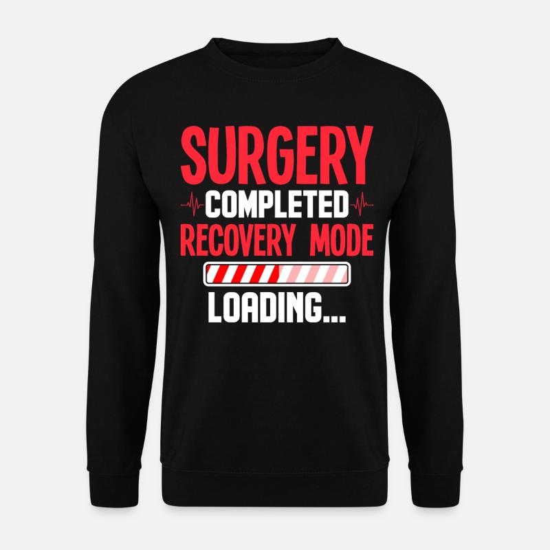 Recovery from open-heart surgery - Unisex Sweatshirt - black