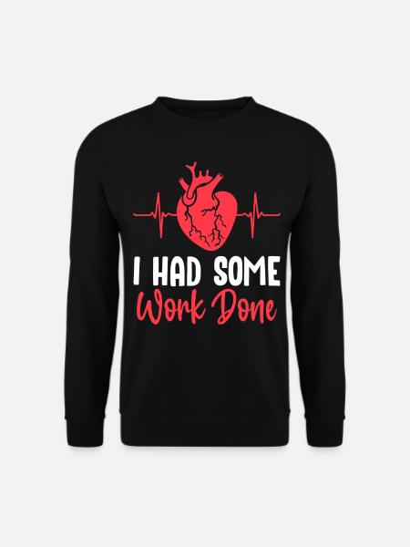 Open-heart surgery survivor - Unisex Sweatshirt - black