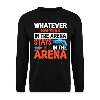Laser Tag - Unisex Pullover - Schwarz - Vorne - Alina (178cm) & Michal (187cm)