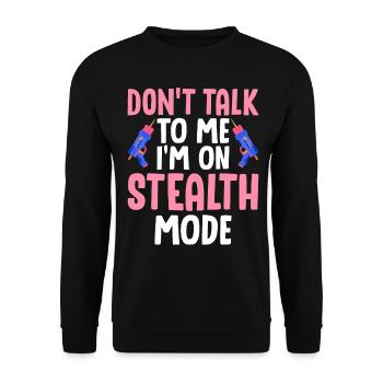 Joueur de Laser Tag - Sweat-shirt Unisexe - noir - Devant - Alina (178cm) & Michal (187cm)
