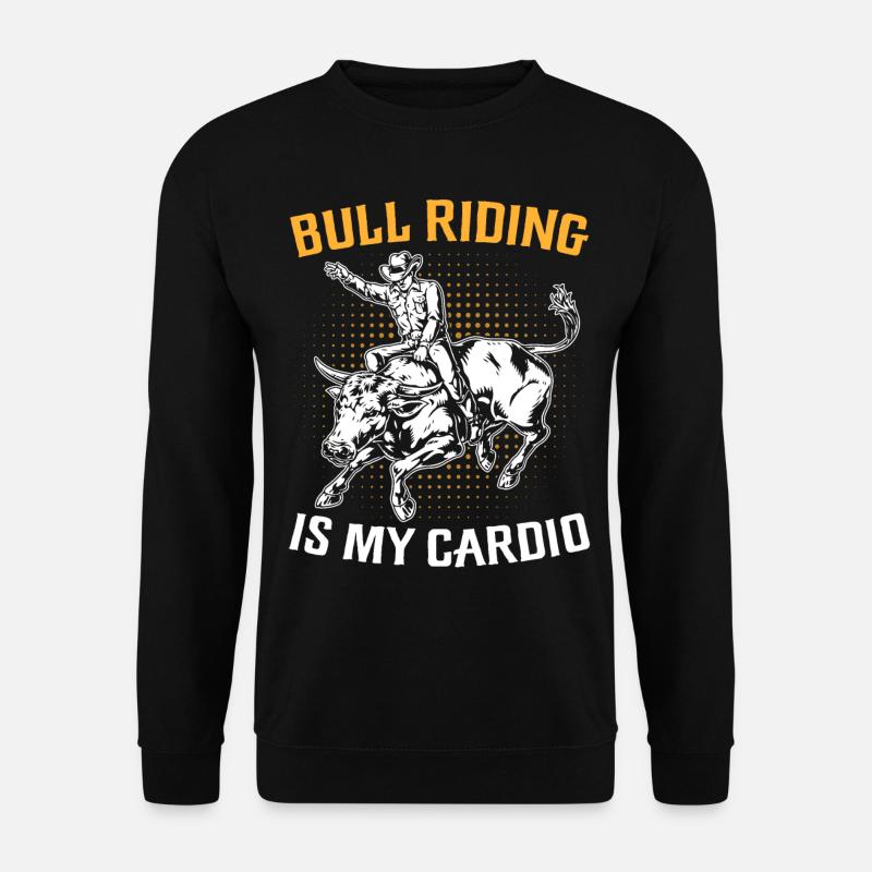 Stierreiter Cowboy - Unisex Pullover - Schwarz
