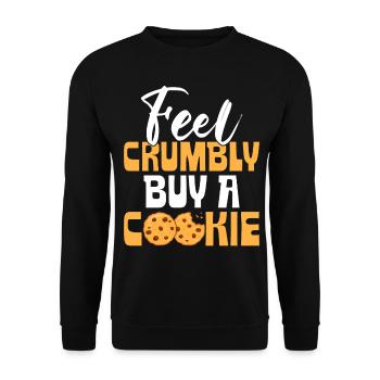 Boy Scout Cookie Merchant - Unisex Sweatshirt - black - Front - Alina (178cm) & Michal (187cm)