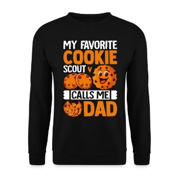 Biscuit Merchant - Unisex Sweatshirt - black - Front - Alina (178cm) & Michal (187cm)