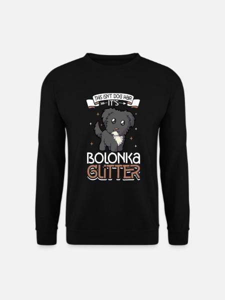 Bolonka Glitter - Unisex Sweatshirt - black