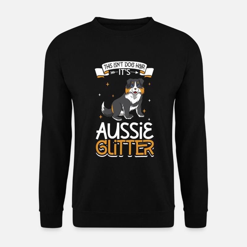 Aussie Glitter - Unisex Sweatshirt - black
