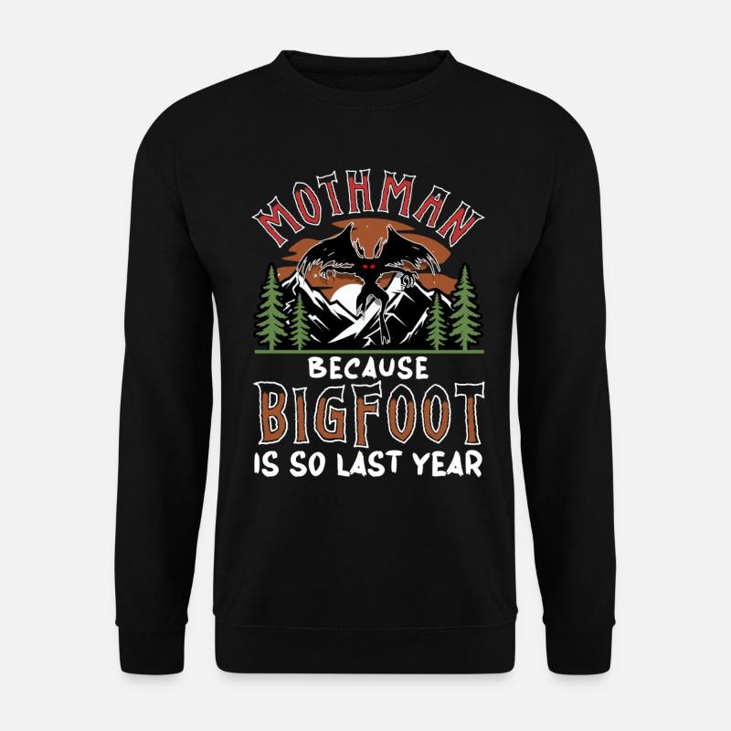 Sasquatch Cryptid Cryptozoology - Unisex Sweatshirt - black