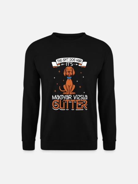 Magyar Vizsla Glitzer - Unisex Pullover - Schwarz